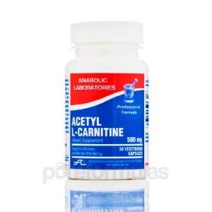Anabolic Laboratories Acetyl L Carnitine 500 mg 30 Vegetarian capsules