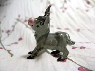 Hagen Renaker Donkey Figurine Vintage Porcelain  
