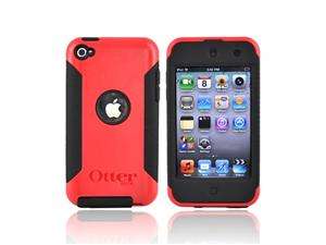    Red Black For Otterbox Commuter Ipod Touch 4 Hard Case