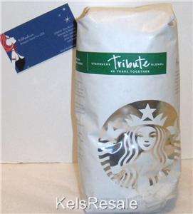 NEW Starbucks Tribute BLEND Arabica Coffee Bean 1lb Bag  