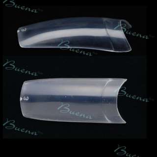 Professional Artificial Acrylic False French Nail Tips Clear Color 