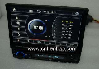 551345 7inch HD in dash 1din car DVD player gps BT ipod  