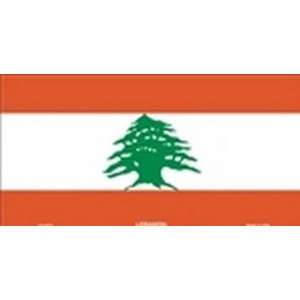  Lebanon Flag License Plate Plates Tags Tag auto vehicle car 