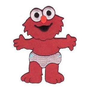    Sesame Street Cartoon Patch   4 Cute Baby Elmo