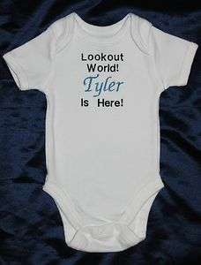 Personalized Baby Onesie, Christmas Shower Gift  