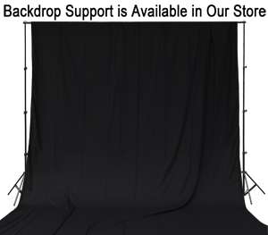   10 Ft Black Muslin Backdrop Photo Studio Photography Background  