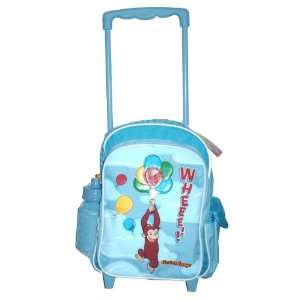    Curious George Mid Size Rolling Backpacks