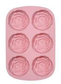  Silicon Rose Baking Pan Molds   Great for Muffins Kitchen 