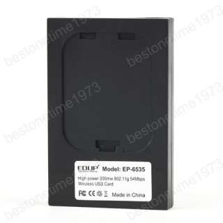 200mw 54Mbps EDUP EP 6535 Wireless Wifi Lan Network Adapter USB Card 