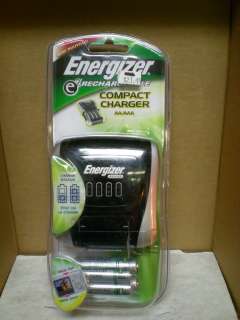 ENERGIZER RECHARGEABLE BATTERY CHARGER W/ BATTS  