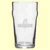 Fullers Brewery Nonick Pint Beer Glass  