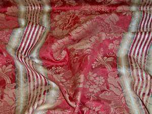 Scalamandre Bel Ami Moired Stripe Damask Fabric 10 Yard  