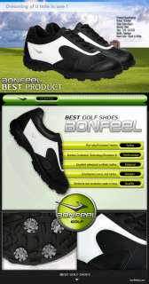NEW Bonfeel Golf Shoes Mens Best Brand Evan BK Size All  