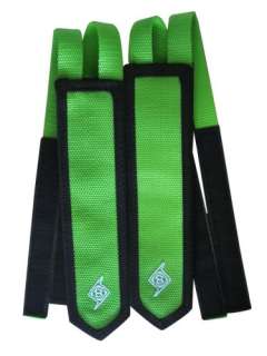  GRIP GREEN VELCRO DOUBLE WIDE BIKE POWER TOE STRAPS POLO TRACK FIXED