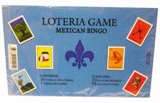 This auction is for 1 set of mexican loteria bingo boards game