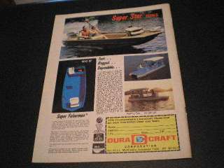 1979 Dura Craft Boat Ad Evinrude Outboard Motor  