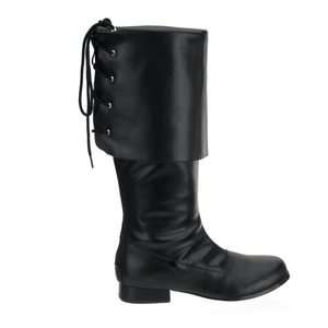 Pirate   Mens Fold Over Costume Boots  