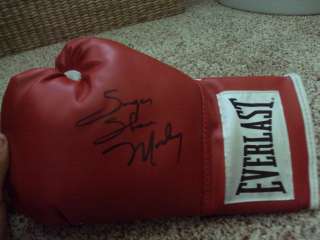 Sugar Shane Mosley Signed Boxing Glove with proof  