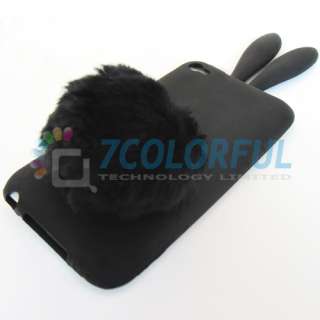 New Rabbit Bunny Rubber Silicone Hard Back Case Cover Skin For iPod 
