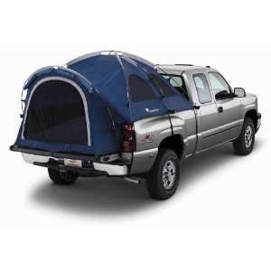  GM 8 Long Bed Blue Truck Tent with Awning and White GM 