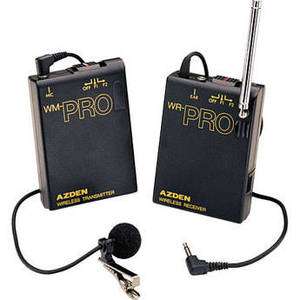Azden WLX PRO Camcorder Wireless Lapel Microphone   new  
