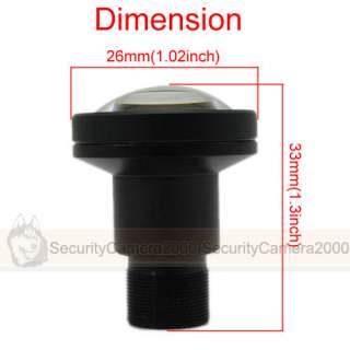 Low Illumination CCTV Security Camera Lens F1.2 4mm  