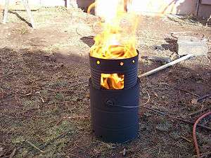   XS Combo Survival Stove Woodgas Wood gas camping stove rocket stove