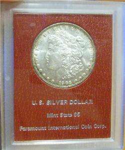   Morgan Dollar Paramount US Antique Coin Redfield Style Holder  