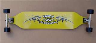 Triple X Suicide Super Carve Drop Down Longboard/Black Wheels  