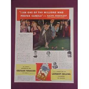  Ralph Greenleaf Pocket Billiards World Champ 1938 Camel 