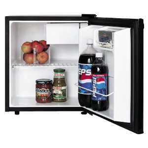   cu. ft. Compact Refrigerator with Wire Shelf   Black