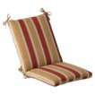 Outdoor Conversation/Deep Seating Cushion   Tan/Red Stripe 