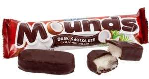   PETER PAUL MOUNDS~ Drk Choc. w/Coconut Filled ~ 24 /1.75 oz Candy Bars