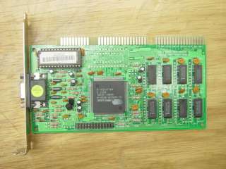 Cirrus Logic Eval Board ISA VGA Card CL GD542x CL5428  