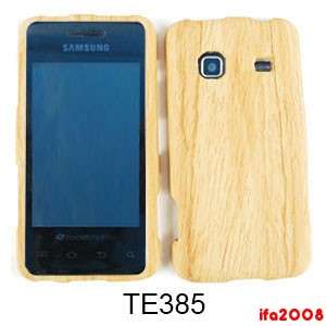 FOR SAMSUNG GALAXY PREVAIL PRECEDENT LIGHT WOOD PATTERN CASE COVER 