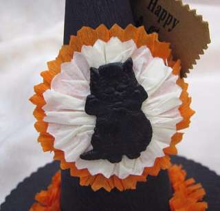 WENDY ADDISON HALLOWEEN WITCH HAT CAT&JOL CANDY BOXES  