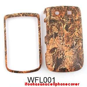 Cell Phone Case Cover For Blackberry Torch 9800 Camo Dried Leaves 