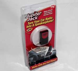 Jupiter Jack Hands Free Cellular Phone FM Radio Adapter  