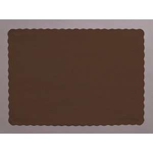  Chocolate Brown Paper Placemats   600 Count