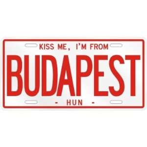   AM FROM BUDAPEST  HUNGARY LICENSE PLATE SIGN CITY