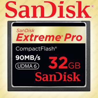 GENUINE SanDisk 32GB Extreme PRO Compact Flash CF 600X  