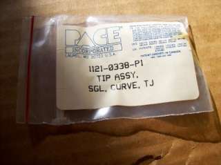 Pace Thermojet Tip 1121 0338 P1 TJ 70, Single Jet Curved New  