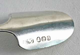1804 English Georgian Sterling Silver Cheese Scoop Crested  