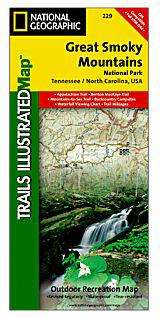 GREAT SMOKY MOUNTAINS Trails Illustrated Map by NG  