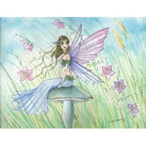  QS Kimono Calla Lily Fairy Cross Stitch Arts, Crafts 