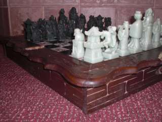 VINTAGE CHINESE CHESS SET  