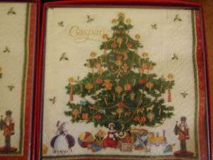 CASPARI NAPKINS CHRISTMAS TREE ROBERT DOHAR New 40  