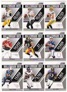 2011 Score Complete MILLENNIUM MEN Insert Set Polamalu Brady Rodgers 