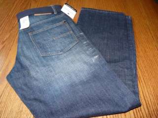 Calvin Klein Jeans Dk Wash 32 x 30 W/Belt New  