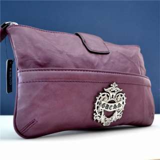 Guess Purple Wine Blondie Clutch Handbag Bag Purse 758193182927  